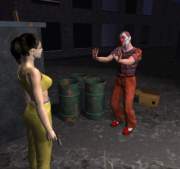 3d comics Night clown